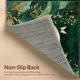 Chic Abstract Plant Silhouettes(Green)