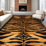 Ultra Soft Area Rug, Non Slip, Stain Resistant, Washable Area Rugs for Living Room, Bedroom, Exotic Animal Skin Texture(Brown)