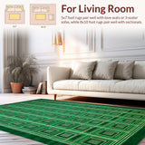 Eclectic Directional Stripe Motif(Green)