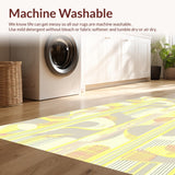 Elegant High Low Abstract Whirls(Yellow)
