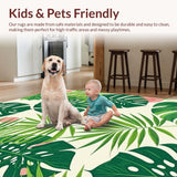Playful Plush Palm Print Delight(Green)