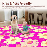 Unique Tufted Floral Expression(Pink)
