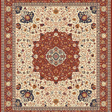 Ultra Soft Area Rug, Non Slip, Stain Resistant, Washable Area Rugs for Living Room, Bedroom, Rustic Round Hand Braided Area Boho Natural Fiber Table Mat(Ivory)