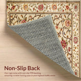 Grand Floral Tapestry Area for Refined Interior Design(Beige)