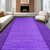 Ultra Soft Area Rug, Non Slip, Stain Resistant, Washable Area Rugs for Living Room, Bedroom, Trendy Soft Modern Viscosity(Purple)