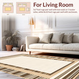 Charming Casual Geometric(Beige)