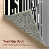 Stylish Monochrome Striped Decor Element(Black)