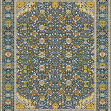 Ultra Soft Area Rug, Non Slip, Stain Resistant, Washable Area Rugs for Living Room, Bedroom, Elegant Floral Grey Aesthetic(Gray)