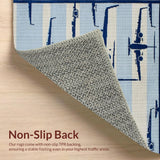 Vibrant Square Shape Decorative(Blue)