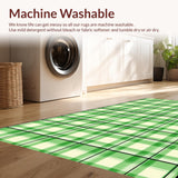 Chic Sage Green Geometric Design(Green)