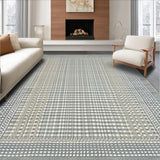 Ultra Soft Area Rug, Non Slip, Stain Resistant, Washable Area Rugs for Living Room, Bedroom, Rustic Abstract Organic Patterns(Gray)