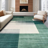 Contemporary Light Blue Swirl Design(Green)