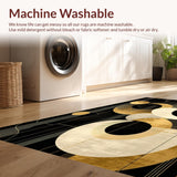 Elegant Neutral Gold Symmetrical Design(Black)