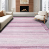 Ultra Soft Area Rug, Non Slip, Stain Resistant, Washable Area Rugs for Living Room, Bedroom, Sophisticated Minimalist Plush Touch(Purple)
