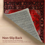 Bold Red Black Geometric Arrangement(Red)