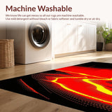 Bold Contemporary Magma Inspired Design(Red)