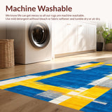 Chic Modernist Colorful Canvas(Blue)