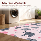 Chic Gray and White Cartoon Style(Pink)