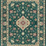 Intricate Vintage Floral Harmony(Blue)