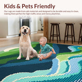 Contemporary Colorful Symmetrical Elements(Green)