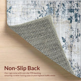 Ultra Soft Area Rug, Non Slip, Stain Resistant, Washable Area Rugs for Living Room, Bedroom, Trendy Subdued Gradient Pattern(Gray)