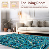 Sophisticated Ogee Artful Composition(Blue)