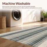 Farmhouse Woven With Timeless Dual Tone Striped(Beige)