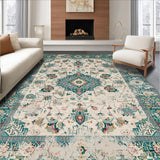 Elegant Sage Toned Lattice Design(Beige)