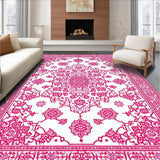 Luxurious Embossed Leaf Design(Pink)