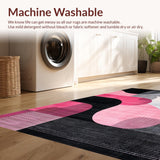 Chic Modern Geometric Wave Design(Black)