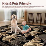 Bold Geometric Elephant Print Style(Gray)