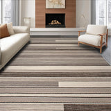 Ultra Soft Area Rug, Non Slip, Stain Resistant, Washable Area Rugs for Living Room, Bedroom, Abstract Earthy Tones Elegance(Gray)