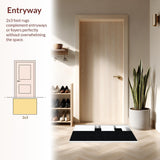 Elegant Textured Symmetrical Design(Black)