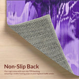 Ultra Soft Area Rug, Non Slip, Stain Resistant, Washable Area Rugs for Living Room, Bedroom, Serene Plush Cloud-Like Texture(Purple)