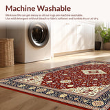 Modern Whimsical Curved Lines(Red)