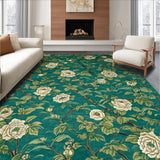 Ultra Soft Area Rug, Non Slip, Stain Resistant, Washable Area Rugs for Living Room, Bedroom, Sophisticated Moss Green Decorative Element(Green)