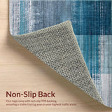 Chic Modern Swirling Visual Elements(Blue)