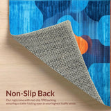 Lively Multi Hued Textured(Blue)