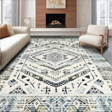 Chic Geometric Earth Tone Motif(Gray)