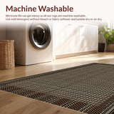 Ultra Soft Area Rug, Non Slip, Stain Resistant, Washable Area Rugs for Living Room, Bedroom, Bold Exotic Leopard Aesthetic(Beige)