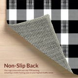 Cozy Minimalist Checked Texture(Black)