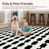 Sophisticated Fluffy Shag Design(Black)