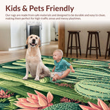 Elegant Pastel Leaf Motif(Green)