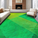Ultra Soft Area Rug, Non Slip, Stain Resistant, Washable Area Rugs for Living Room, Bedroom, Vintage Gradient Bedroom Non-Slip Faux Wool Carpet(Green)