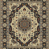 Intricate Area for Wooden Steps Beige Brown(Beige)