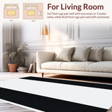 Contemporary Monochrome Layered Design(Black)