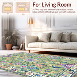 Colorful Retro Patterned Motif(Green)