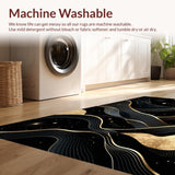 Opulent Modernist Geometric Arrangement(Black)