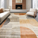 Ultra Soft Area Rug, Non Slip, Stain Resistant, Washable Area Rugs for Living Room, Bedroom, Stylish Neutral Animal Motif(Beige)