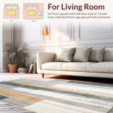 Elegant Neutral Toned Abstract with Distressed Beige and Slate Striped Motif(Gray)